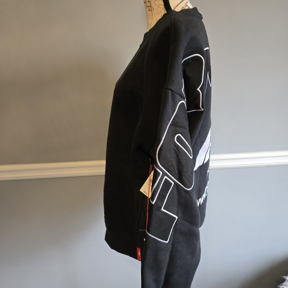 Formula 1 Motorsport Graphic Crewneck Sweatshirt - Black & White - Picture 3 of 8